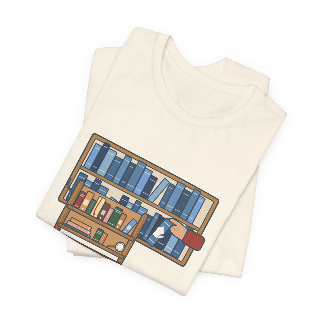 School Librarian T-Shirt - A Blue Book About a Dog. I'm On It. Funny Library Tee
