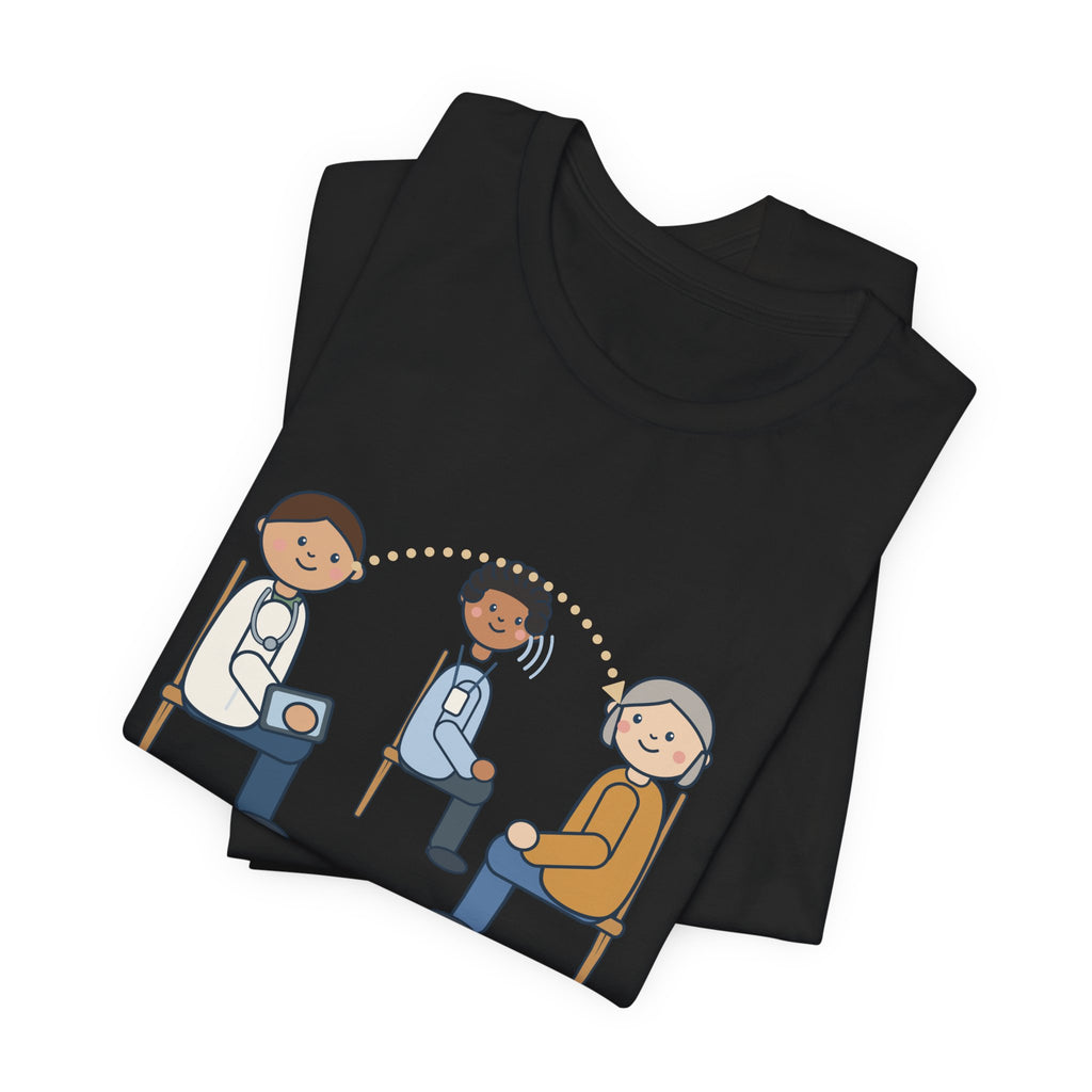 Medical Interpreter T-Shirt - Look at the Patient. I'm Just the Voice. Interpreter Tee