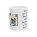 Newborn Night Nurse Coffee Mug - Thank-You Text at Noon