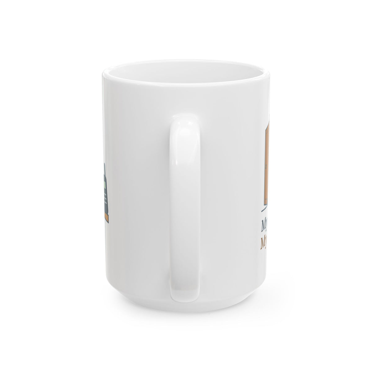 Large 15oz School Principal Mug - My Door Is Open. My Lunch Is Cold. Admin Gift