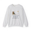 First, Say to Yourself What You Would Be Sweatshirt, Stoic Epictetus Quote Crewneck with Porch Runner