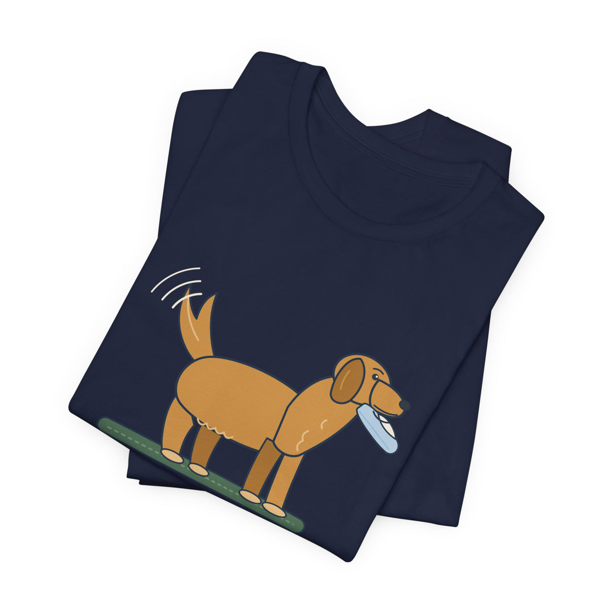 Golden Retriever T-Shirt - Gift in Mouth, Tail in Overdrive Funny Golden Owner Tee