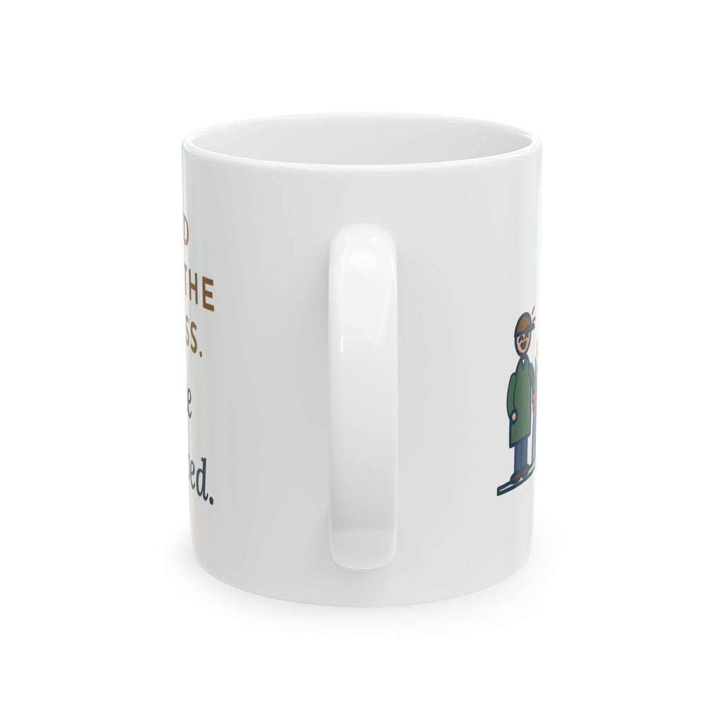 English Springer Spaniel Mug - Bounced Through the Tall Grass. Only the Ears Showed. 11oz Mug
