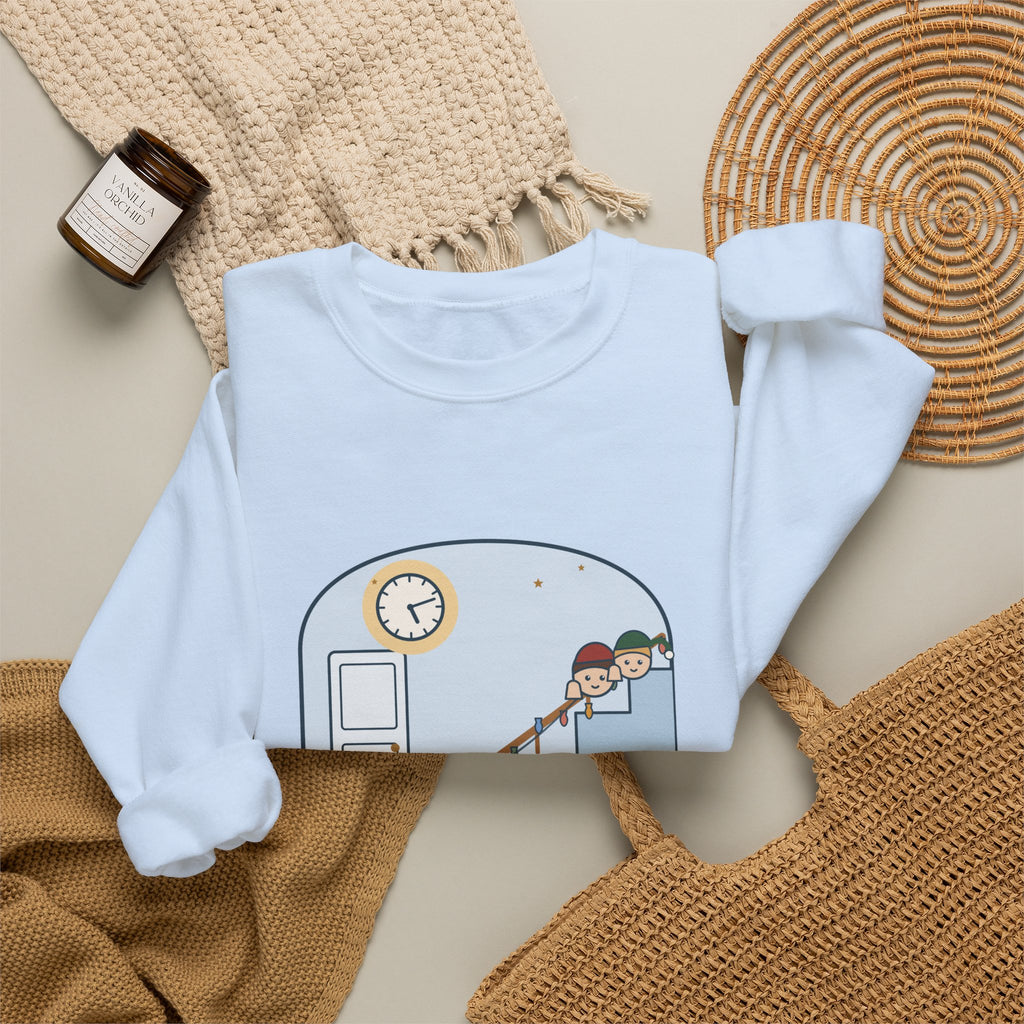 Christmas Morning Crewneck Sweatshirt - Christmas Starts at Six. Not 5:12.