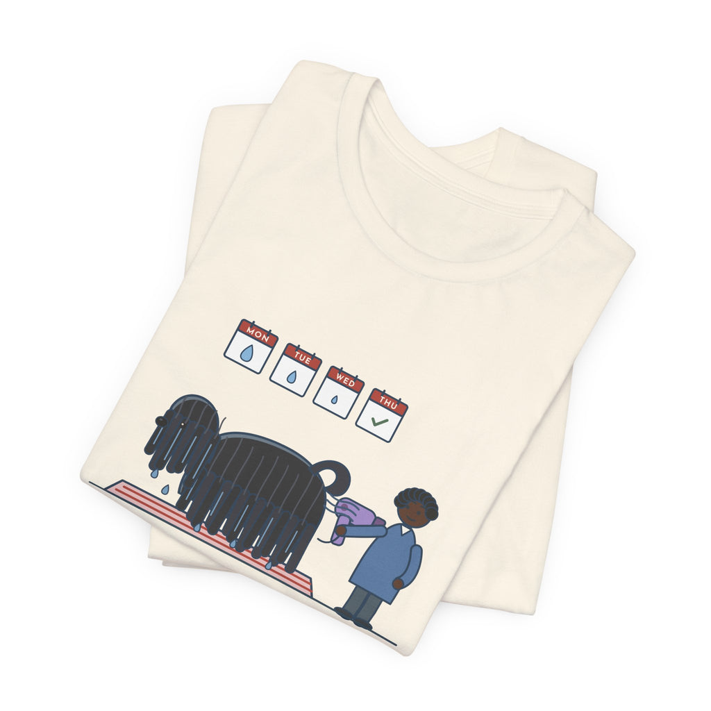 Puli Dog T-Shirt - Came In From the Rain on Monday, Dried by Thursday