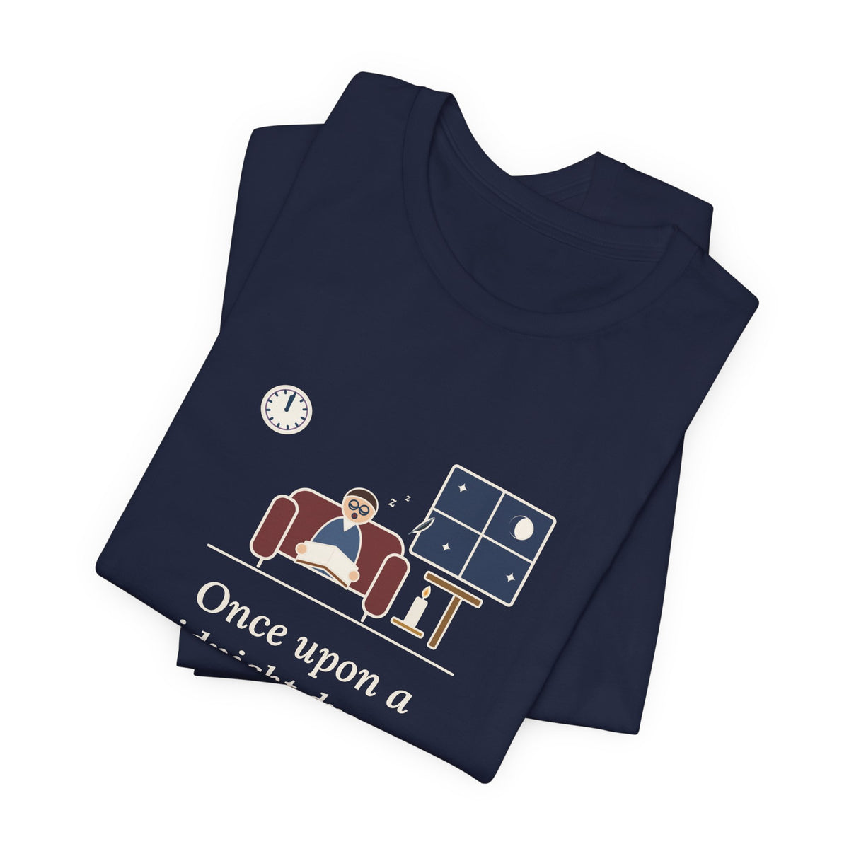 Poe Quote T-Shirt, Once Upon a Midnight Dreary, Gothic Midnight Study Tee