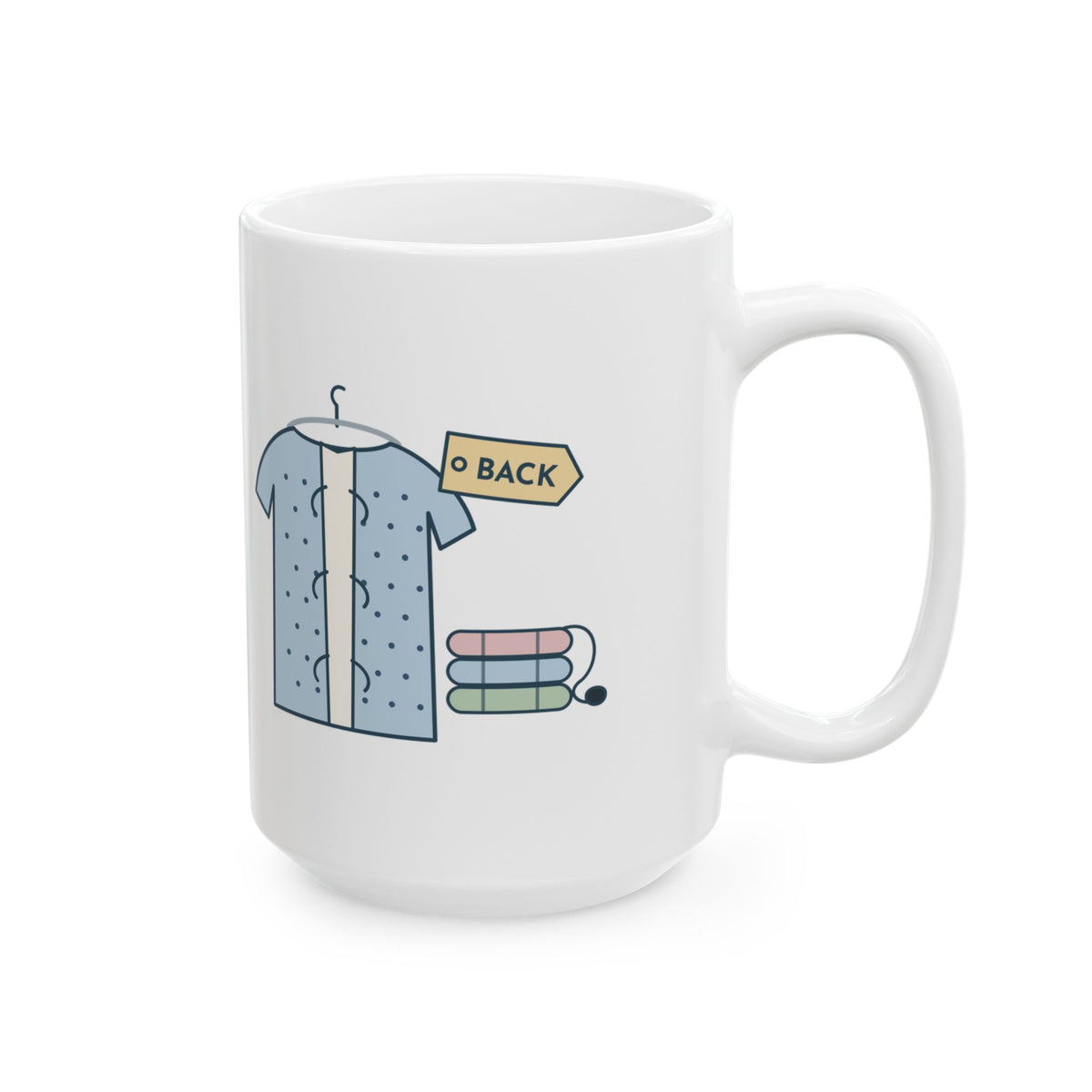 Large 15oz Medical Assistant Mug - The Gown Opens in the Back. I Promise.