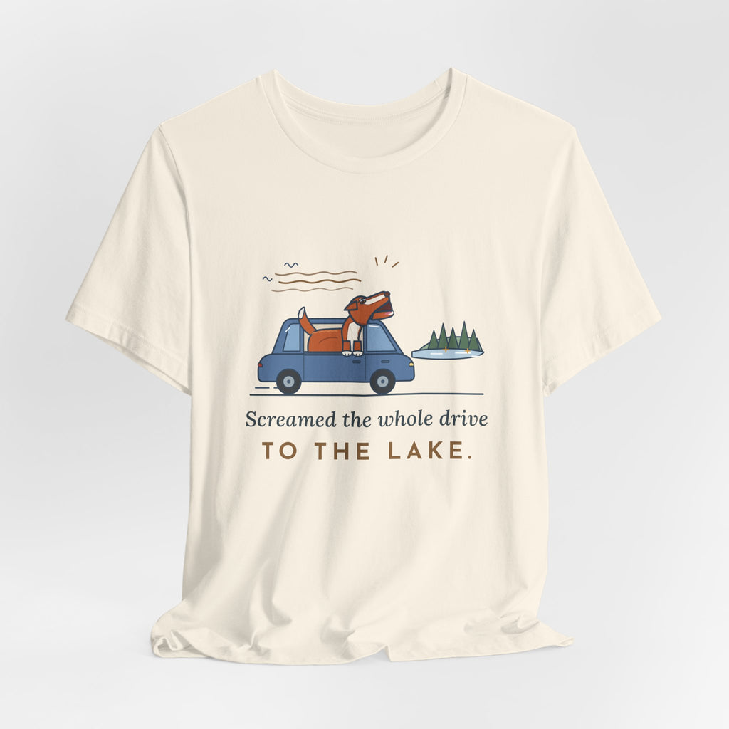 Nova Scotia Duck Tolling Retriever T-Shirt - Screamed the Whole Drive to the Lake