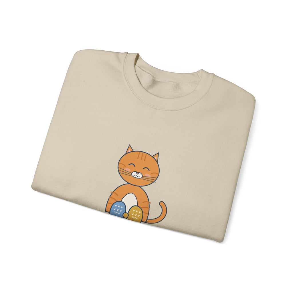 Polydactyl Cat Crewneck Sweatshirt - Born With Mittens Extra Toes Cat Gift
