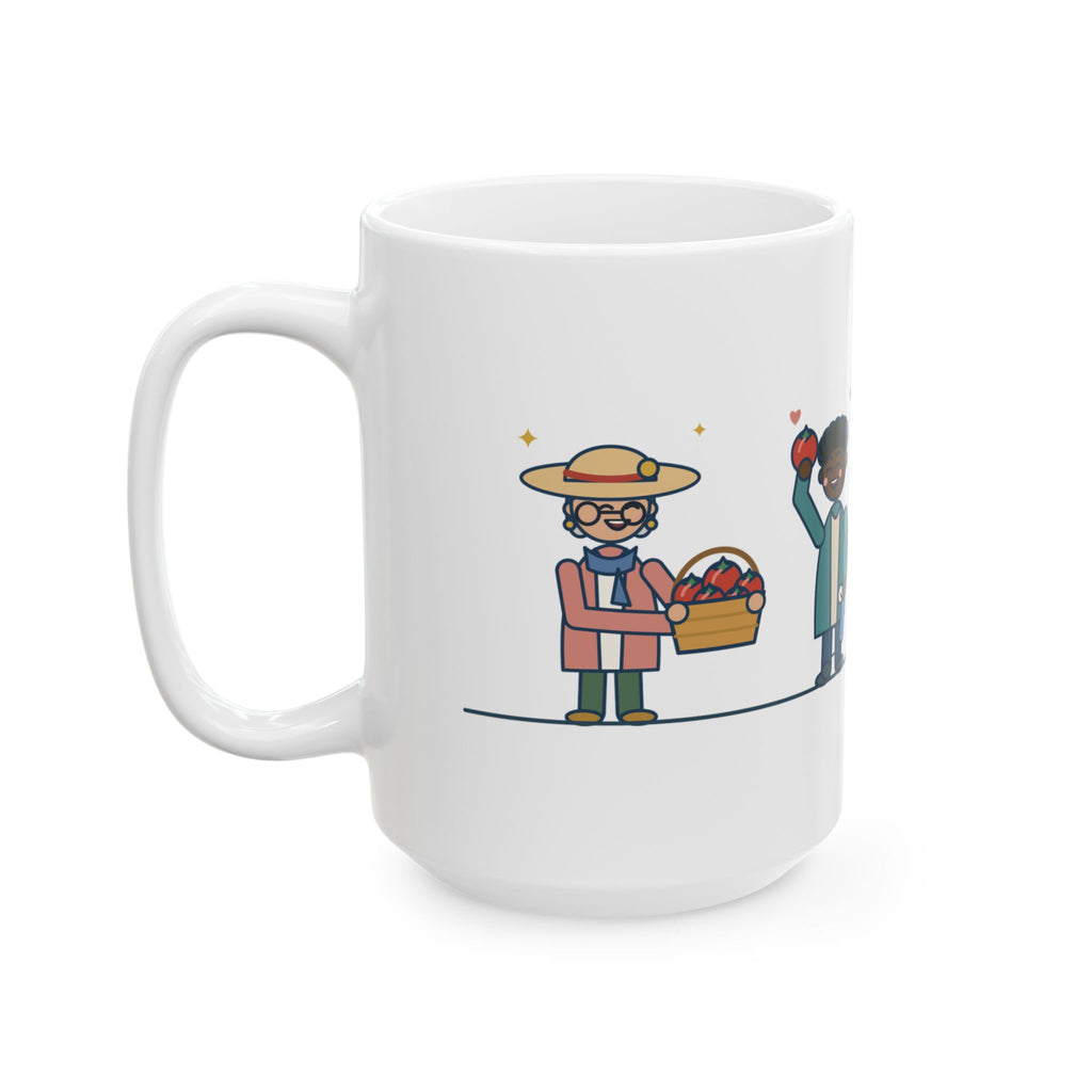 Large 15oz Geriatric Primary Care Nurse Mug - Tomatoes at the Checkup Nurse Appreciation Gift