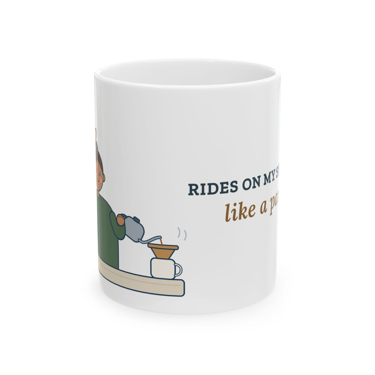Devon Rex Coffee Mug - Rides on My Shoulder Like a Parrot