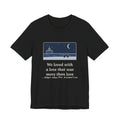 Poe Quote T-Shirt, A Love That Was More Than Love, Love Moonlit Shore Tee