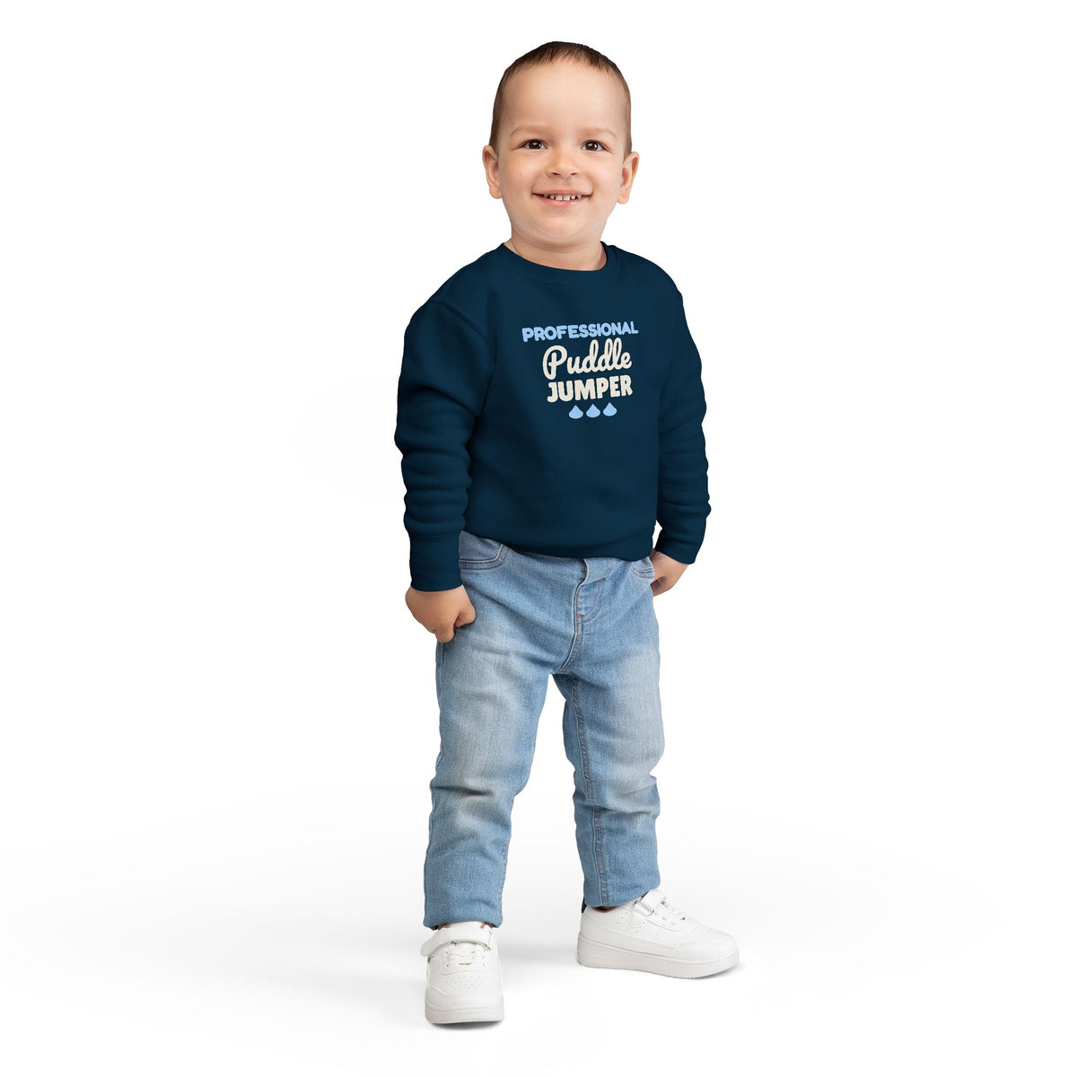 Professional Puddle Jumper Toddler Sweatshirt, Rainy Day Crewneck