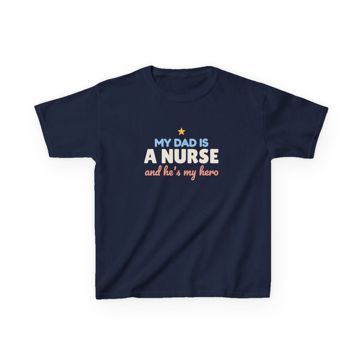My Dad Is a Nurse Youth T-Shirt, Proud Nurse Dad Kids Shirt