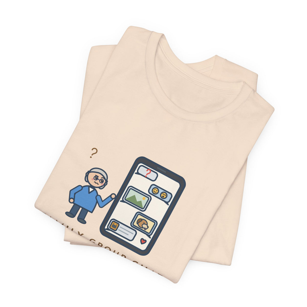 Funny Mom T-Shirt, Asked a Yes-or-No Question, Forty-Two Replies and Zero Answers, Phone Thread Tee