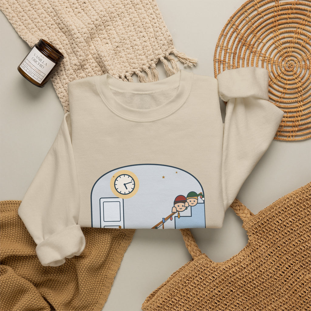 Christmas Morning Crewneck Sweatshirt - Christmas Starts at Six. Not 5:12.