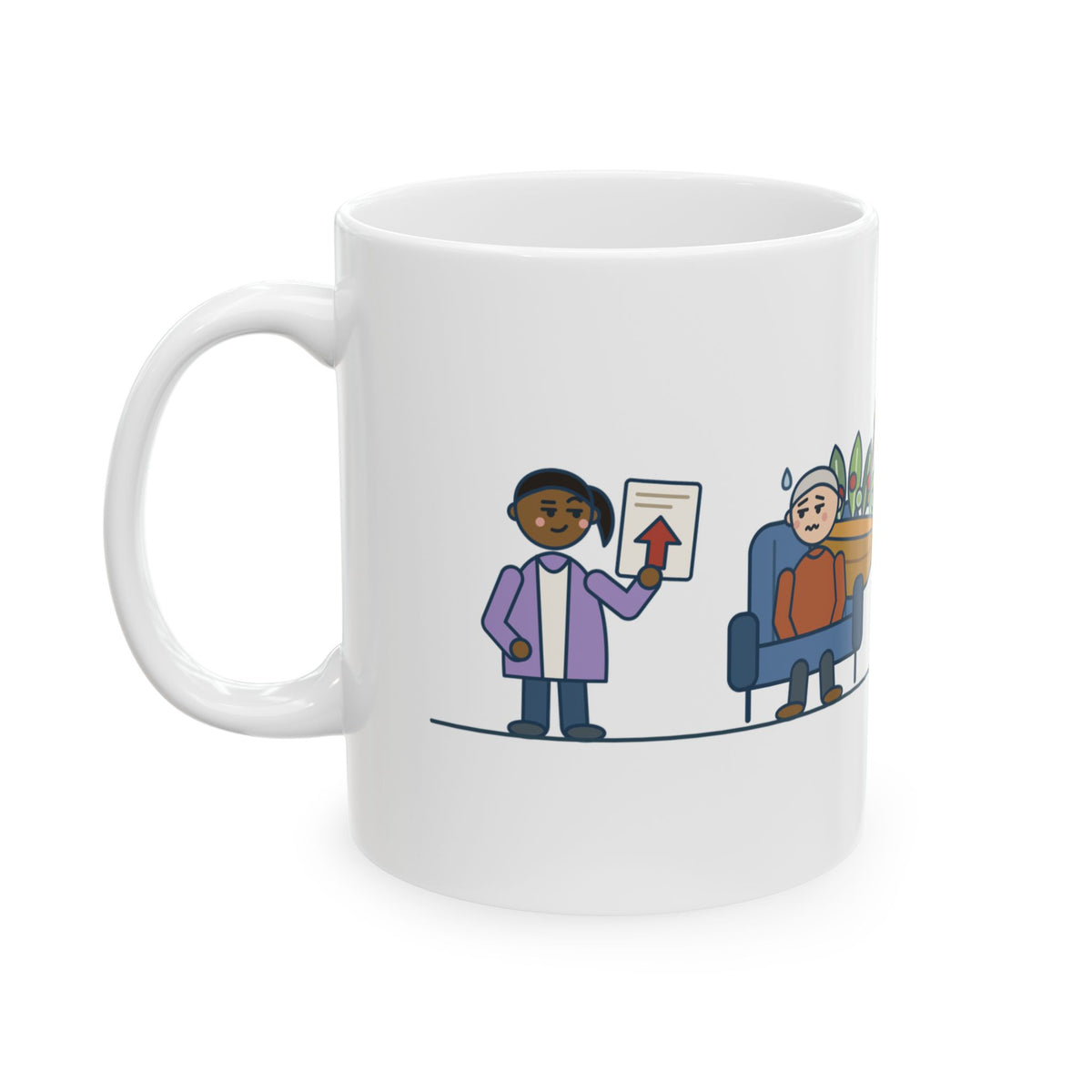 Anticoagulation Clinic Nurse Coffee Mug 11oz - INR Is Up, Asked About the Salads
