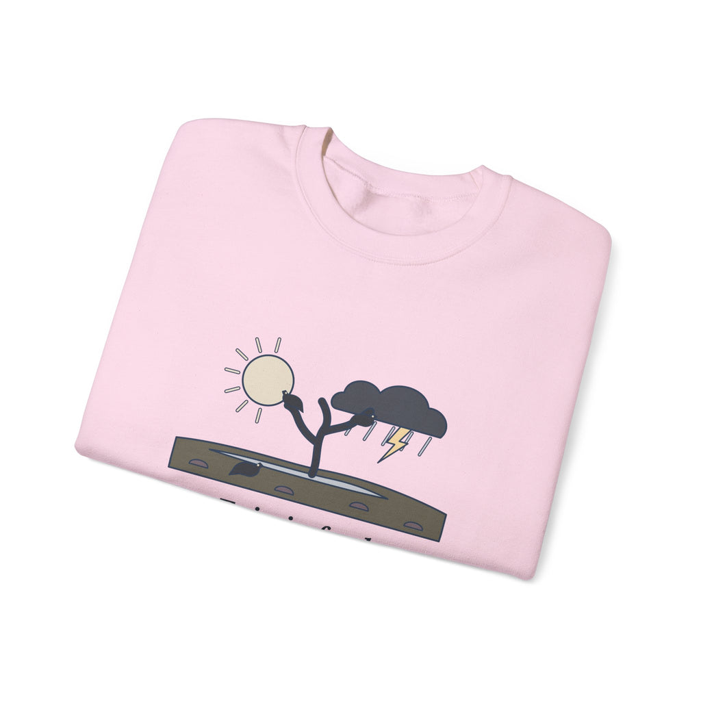 Fair Is Foul and Foul Is Fair Sweatshirt, Gothic Shakespeare Quote Crewneck with Twisted Heath Tree