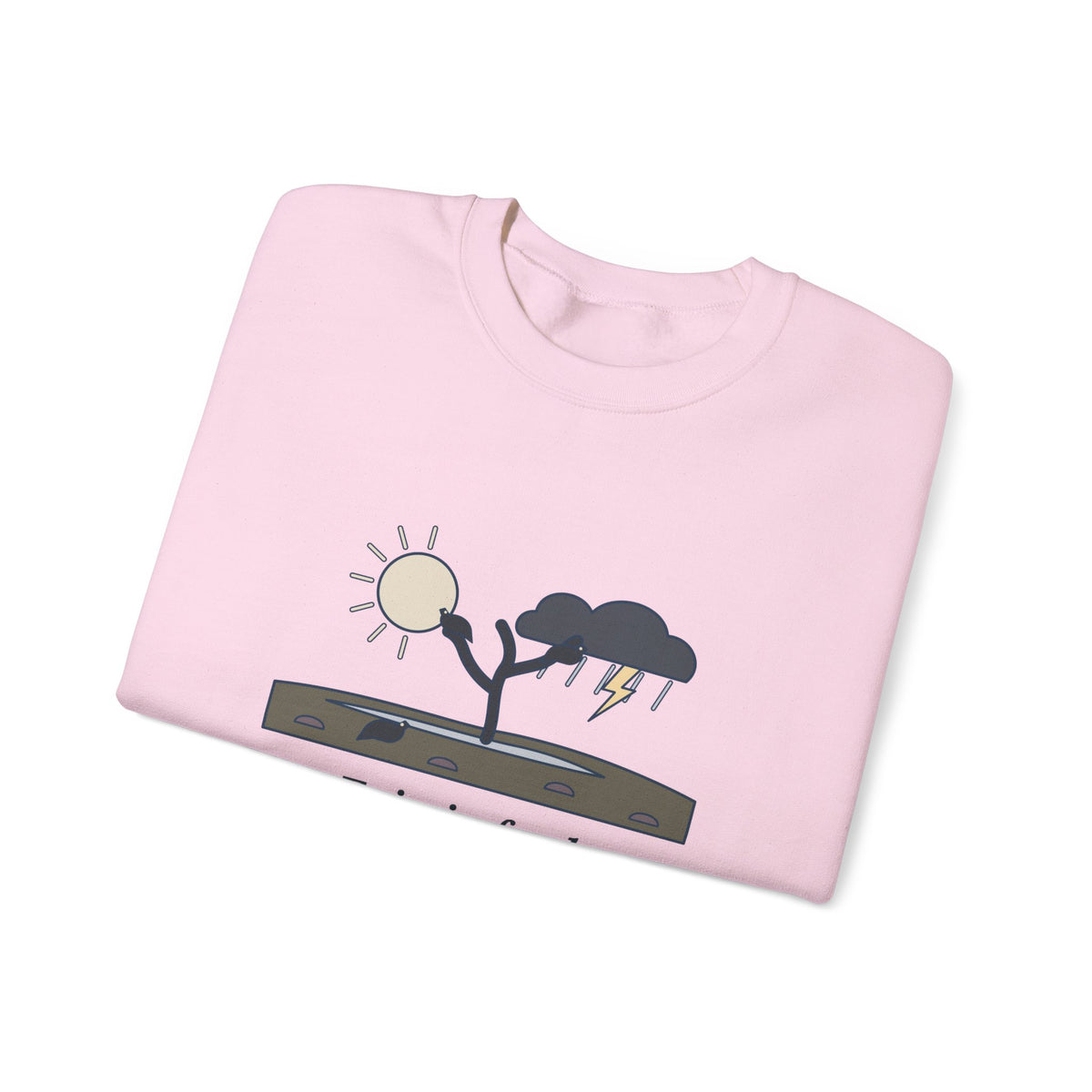 Fair Is Foul and Foul Is Fair Sweatshirt, Gothic Shakespeare Quote Crewneck with Twisted Heath Tree