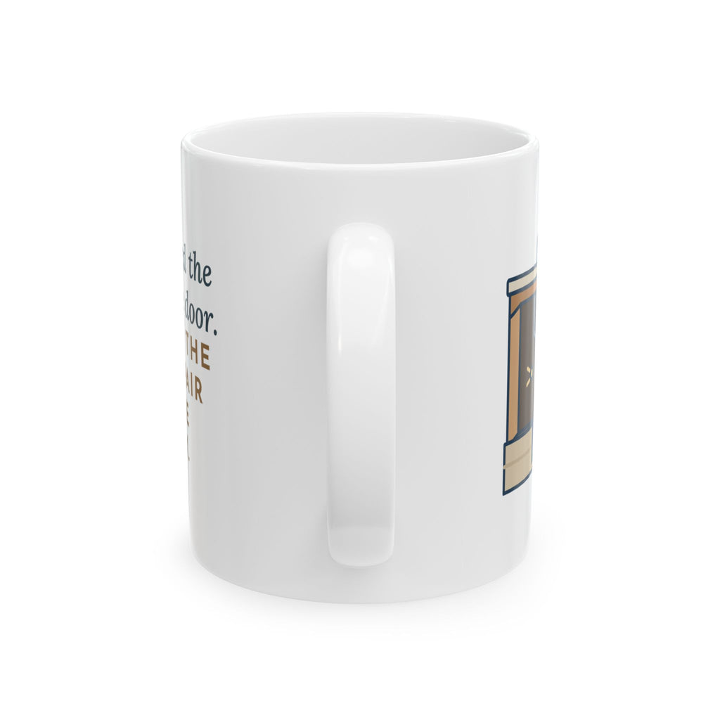 Birman Cat Coffee Mug - Sat in the Plumber's Toolbox for the Whole Repair