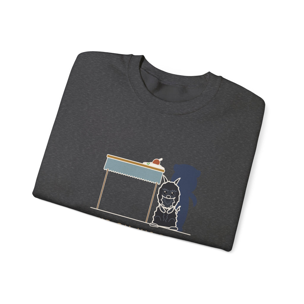 Affenpinscher Crewneck Sweatshirt - Sits Up at Dinner Like a Tiny Bear