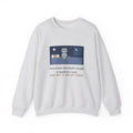 American Shorthair Crewneck Sweatshirt - The 2 a.m. Moth Delivery, Silver Tabby Cat