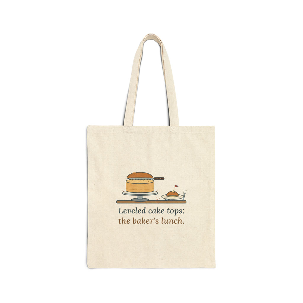 Cake Decorator Tote Bag - Leveled Cake Tops: The Baker's Lunch
