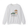 Home Health Nurse Crewneck Sweatshirt - Charting from the Driveway Visiting Nurse Gift