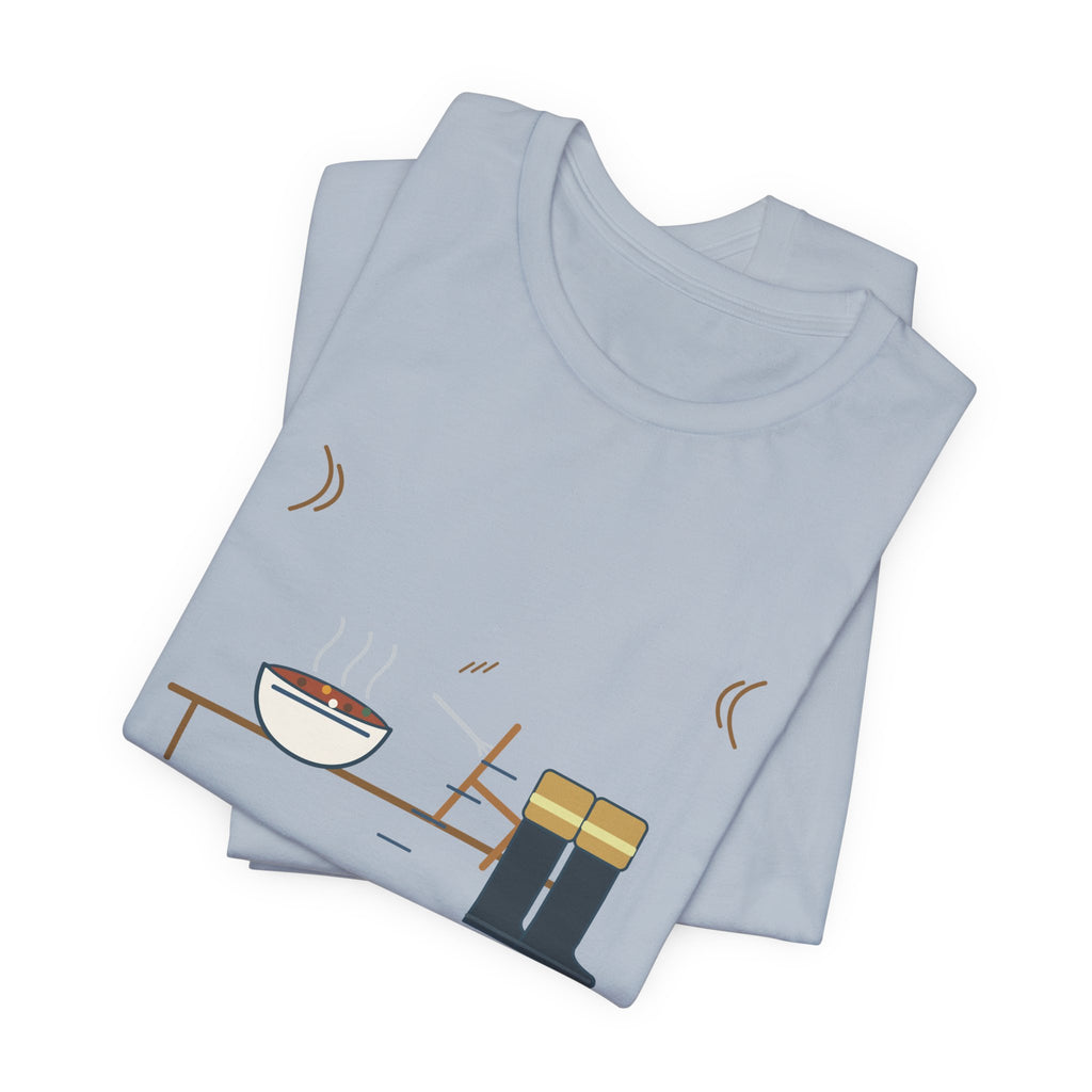 Firefighter T-Shirt - Dinner's Served. Tones Just Dropped. Funny Firehouse Tee