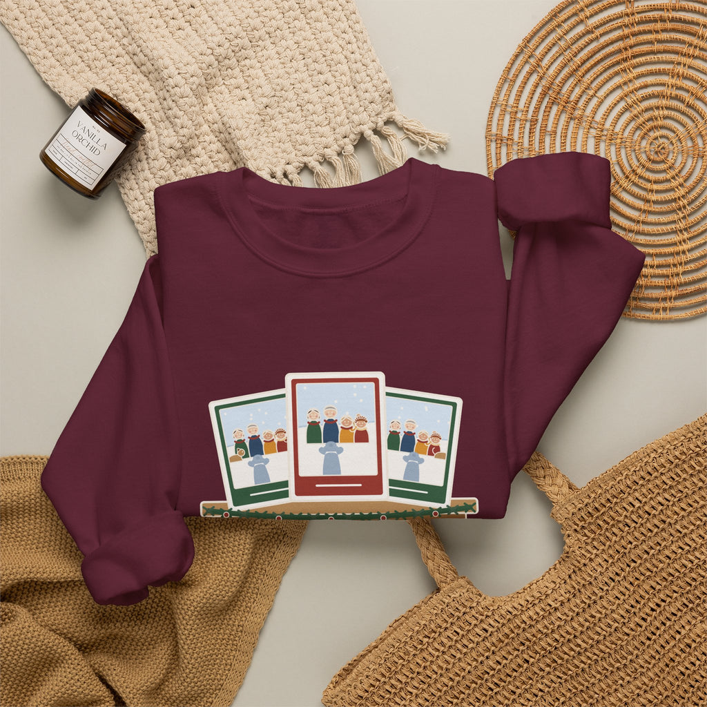 Family Photographer Crewneck Sweatshirt - Photographer of Every Christmas Card, Not in One