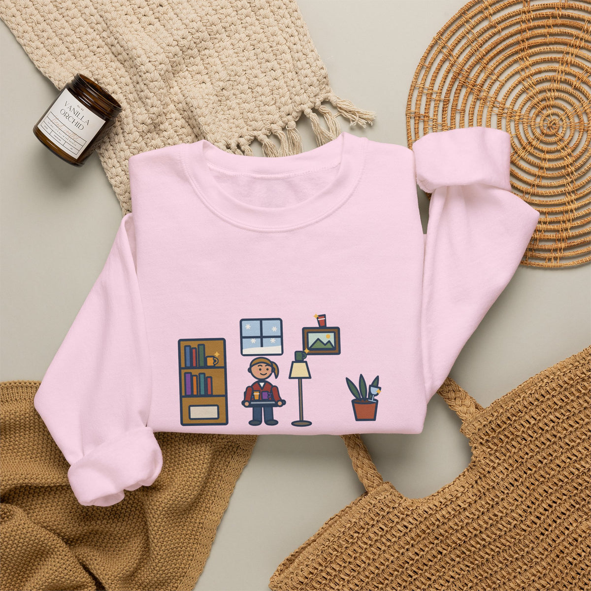 Holiday Host Sweatshirt, Hosted the Holidays, Still Finding Cups in Strange Places in January, Funny Cup Hunt Crewneck