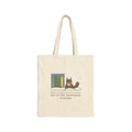 Siberian Cat Tote Bag - Snowstorm Snowbank Cat
