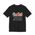 Funny Christmas Gift T-Shirt, Wrapped a Bicycle with Two Rolls of Paper, Everyone Still Knew, Christmas Morning Tee