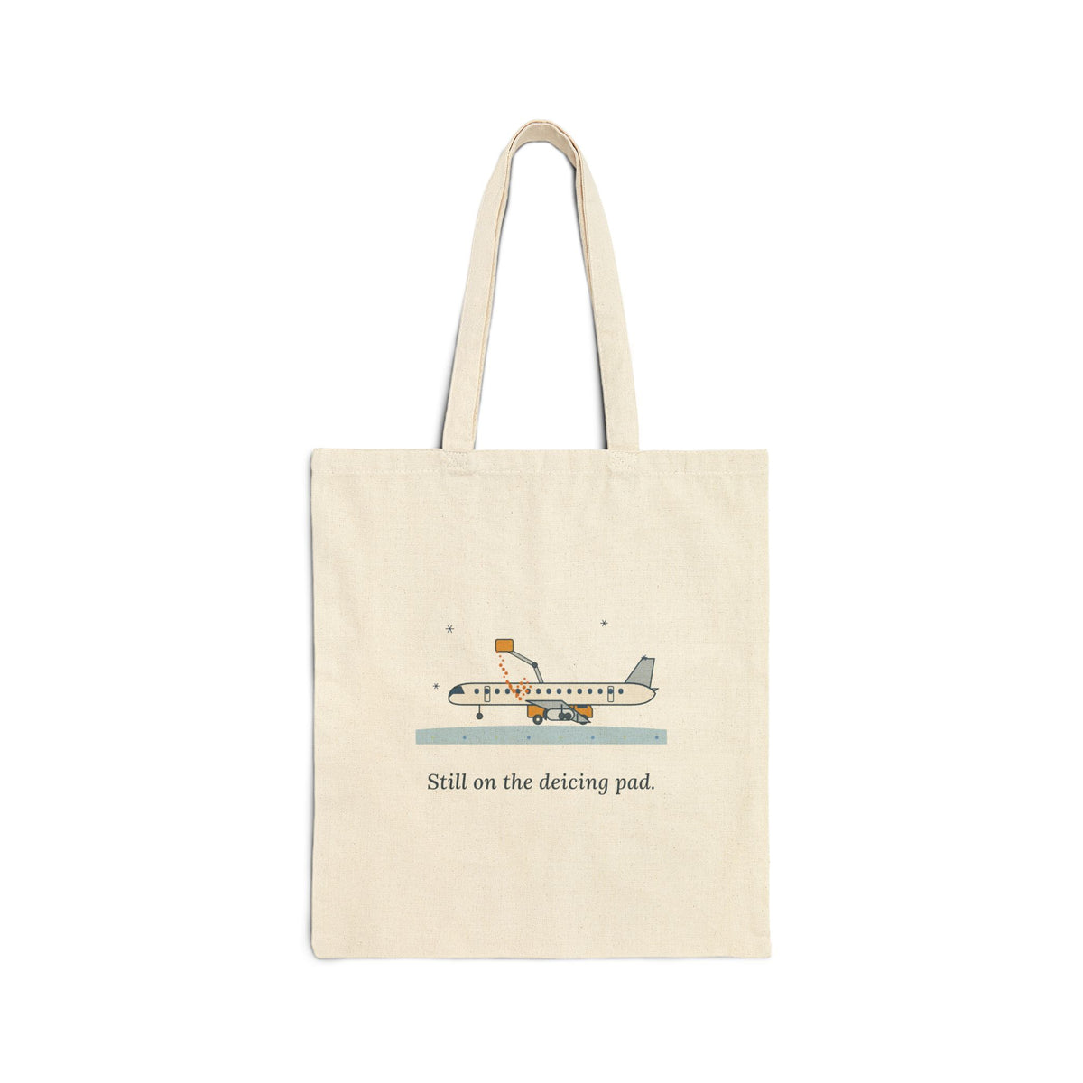 Holiday Travel Tote Bag - Still on the Deicing Pad Carry-On Style Tote