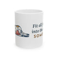 Borzoi Mug - Fit All Four Legs Into the Cat Bed. Somehow. 11oz Coffee Mug for Sighthound Lovers