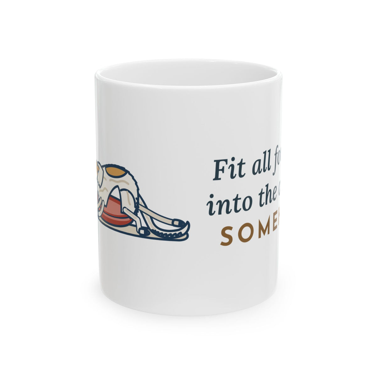 Borzoi Mug - Fit All Four Legs Into the Cat Bed. Somehow. 11oz Coffee Mug for Sighthound Lovers