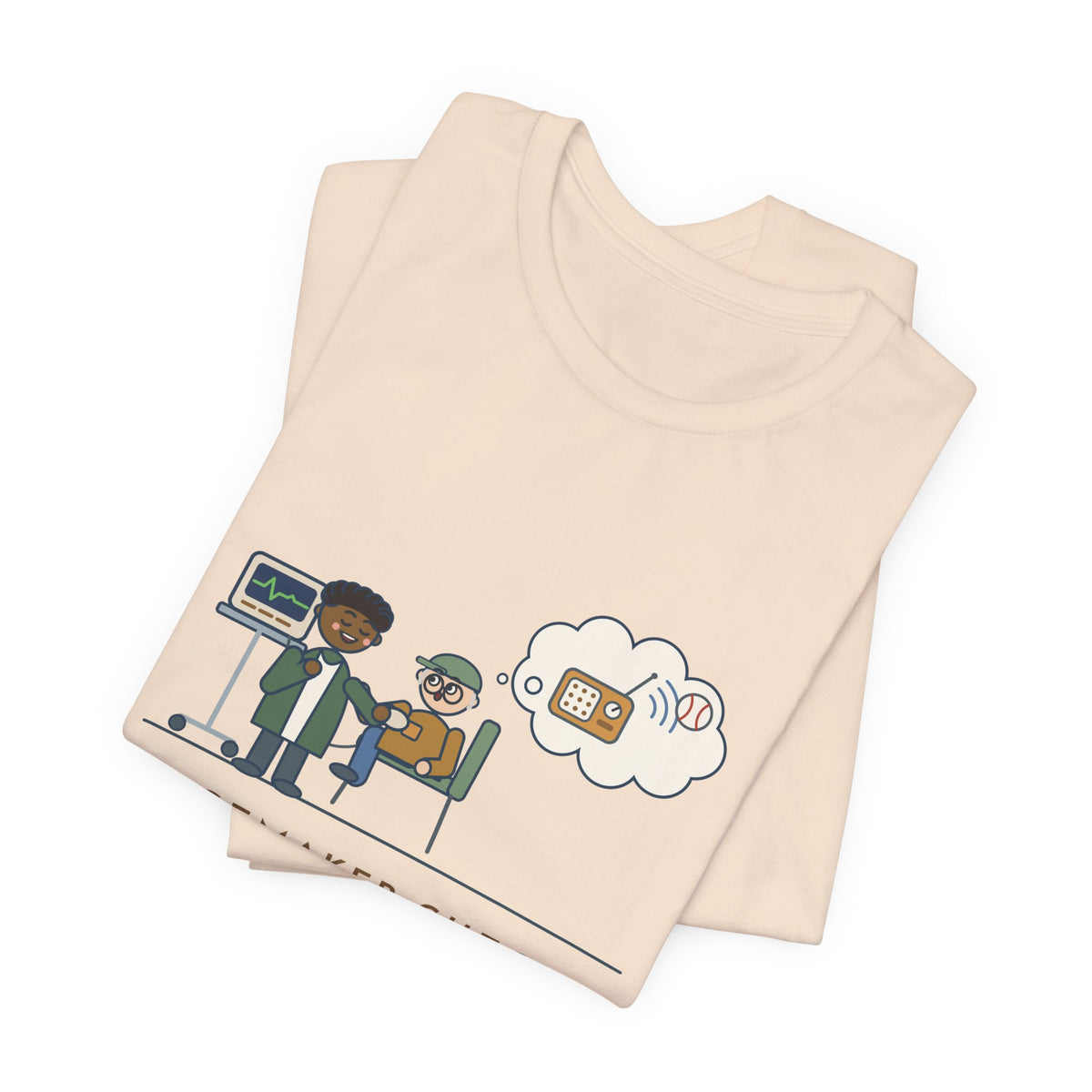 Cardiac Device Clinic Nurse T-Shirt - Pacemaker Check, Does It Get the Ballgame Funny Nurse Tee
