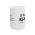 Large Cruise Ship Nurse Mug 15oz - Sea Day. Forty Passengers, One Shade of Green.
