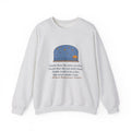 But Never Doubt I Love Sweatshirt, Love Shakespeare Quote Crewneck with Fiery Stars at Sea