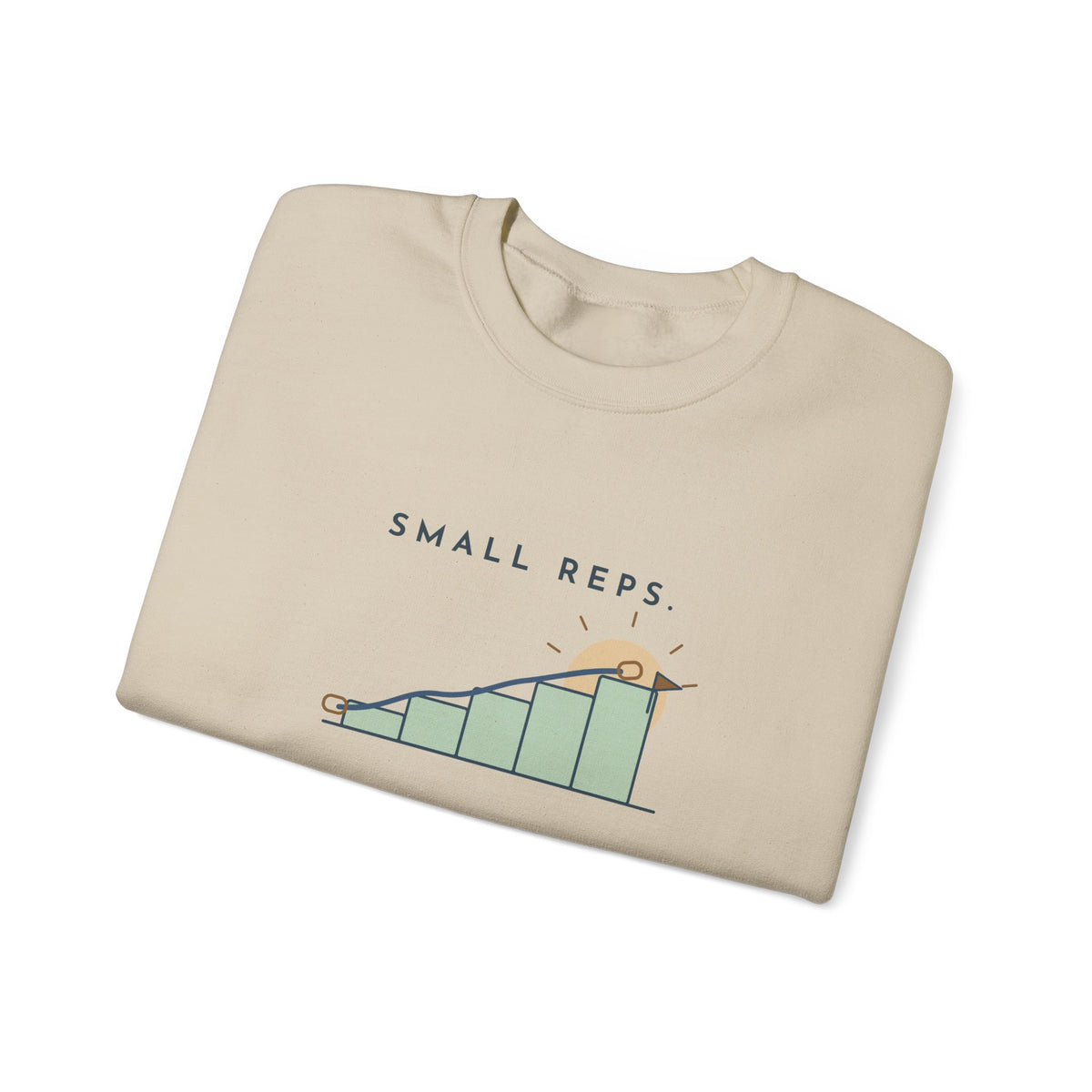 Physical Therapist and OT Crewneck Sweatshirt - Small Reps, Big Comebacks Gift