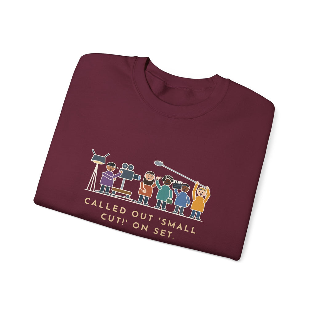 Film Set Nurse Crewneck Sweatshirt - Small Cut, Whole Crew Froze