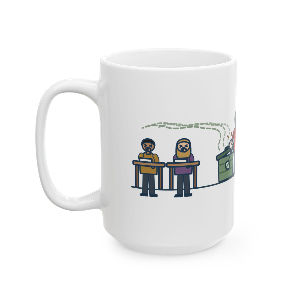 Large 15oz Environmental Science Teacher Mug - Compost Bin Week Three Science Teacher Gift