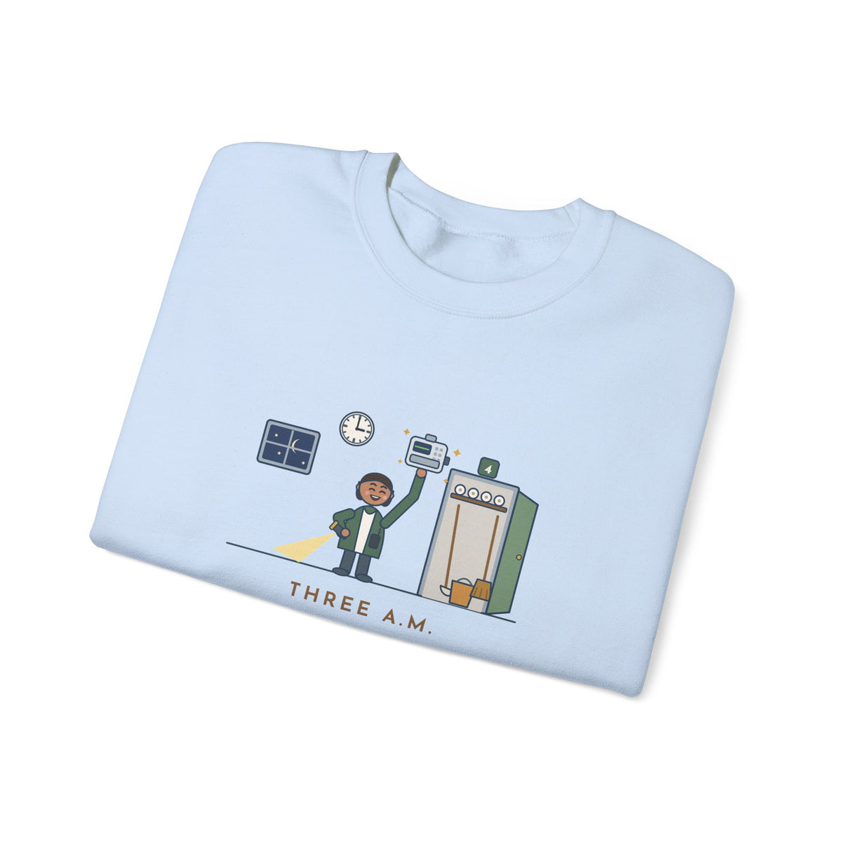Night House Supervisor Nurse Crewneck Sweatshirt - Last IV Pump in the Broom Closet Gift