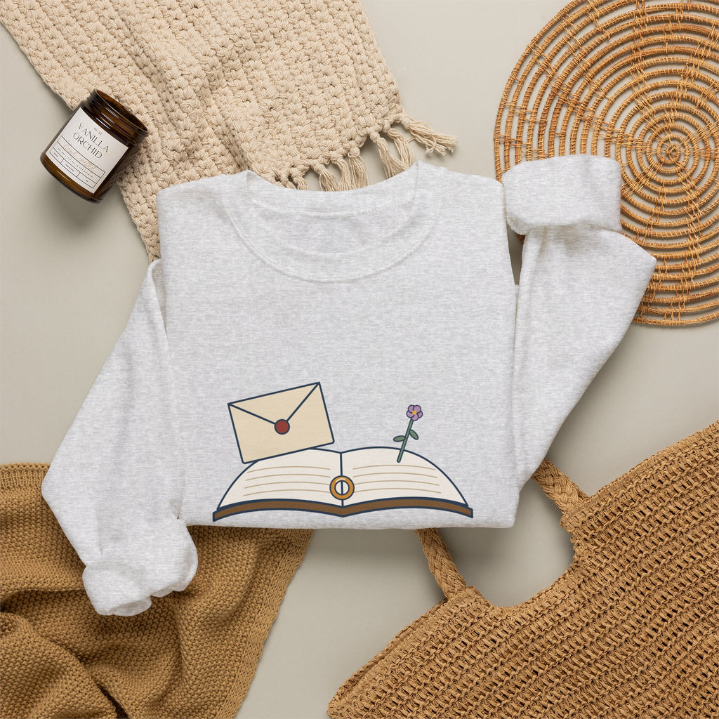 Reader, I Married Him Sweatshirt, Wedding Brontë Quote Crewneck with Letter and Ring
