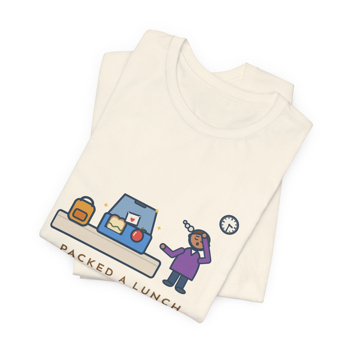 Funny School Lunch T-Shirt, Packed a Lunch with a Sweet Note, Both Came Home Untouched, Lunchbox Return Tee