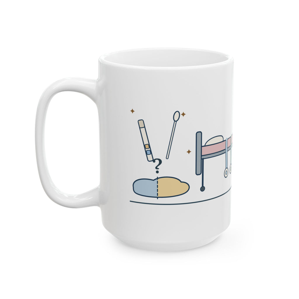 Large 15oz Labor & Delivery Triage Mug - Water Broke, or Just Pee? L&D Nurse Gift