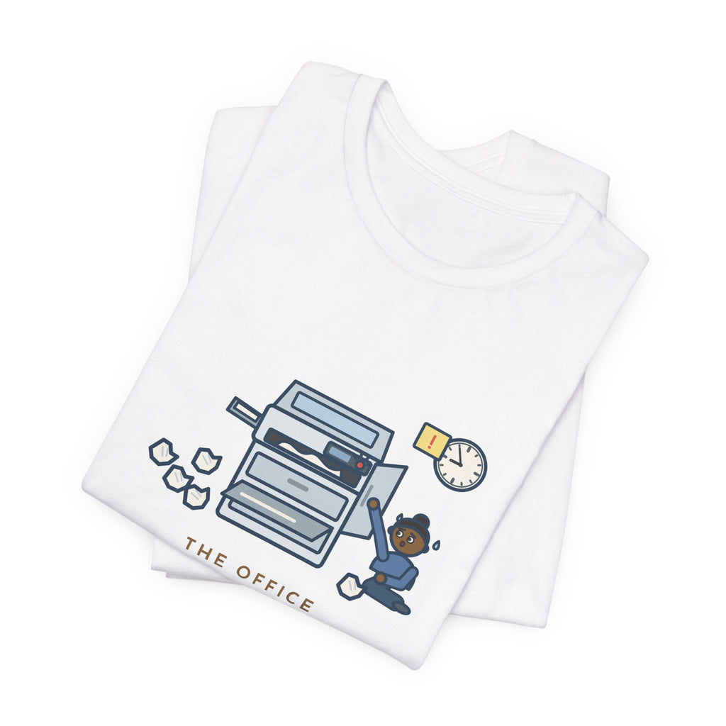 Funny Office T-Shirt, The Copier Worked Fine All Month, Jammed the Morning of the Deadline, Copy Room Tee