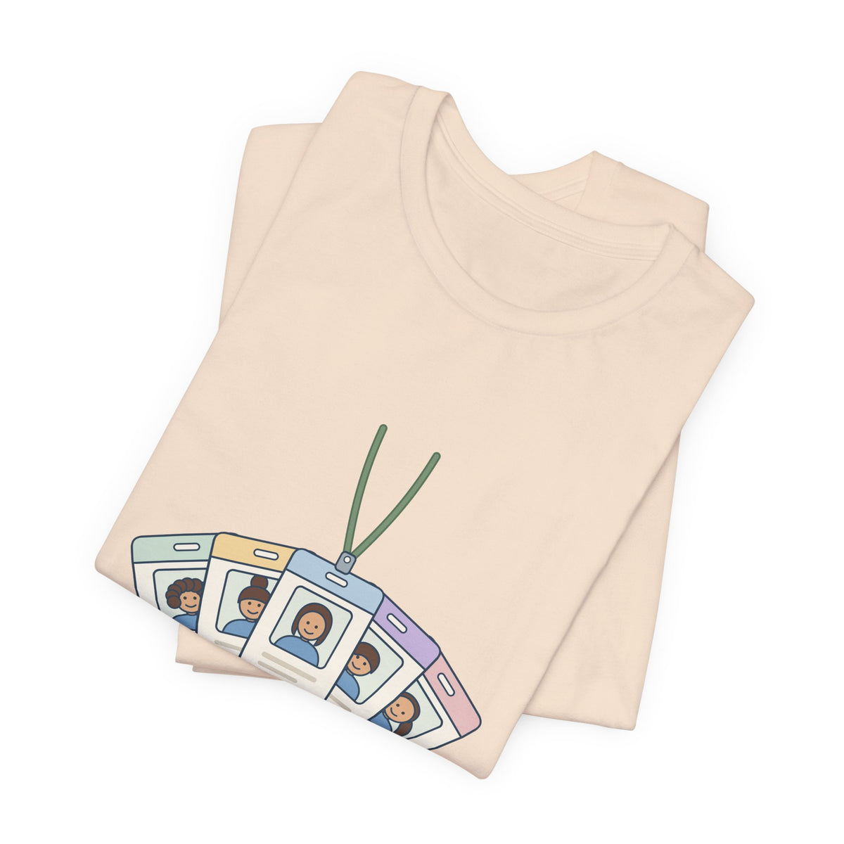 Travel Nurse T-Shirt - Different Badge Photo Every Thirteen Weeks Tee