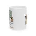 Pug Coffee Mug - Halfway Around the Block, the Pug Sat Down