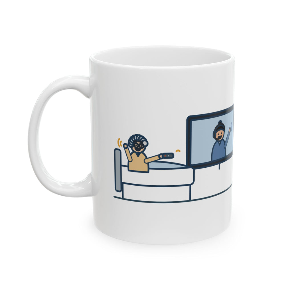 Virtual Nurse Coffee Mug - The Patient Waved Back at the Remote
